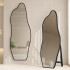 Espejo Irregular Pared Cuerpo Entero Fm02 50 X 160 Cm NEGRO