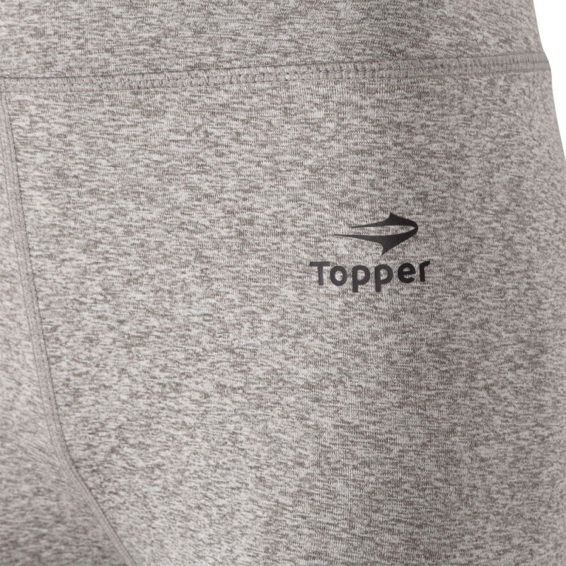 CALZA BIKER WMN coral sugar GRIS MELANGE MEDIO