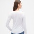 V-LS OPP WAFFLE TEE NEW OFF WHITE