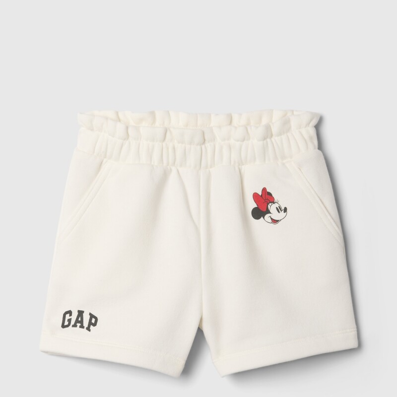DIS 365 MINNIE FLC SHORT NEW OFF WHITE
