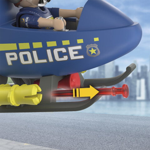 Helicóptero de Policía con Radar Playmobil 28 Piezas U