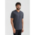 CAMISETA MM MASC PRETO MESCLA