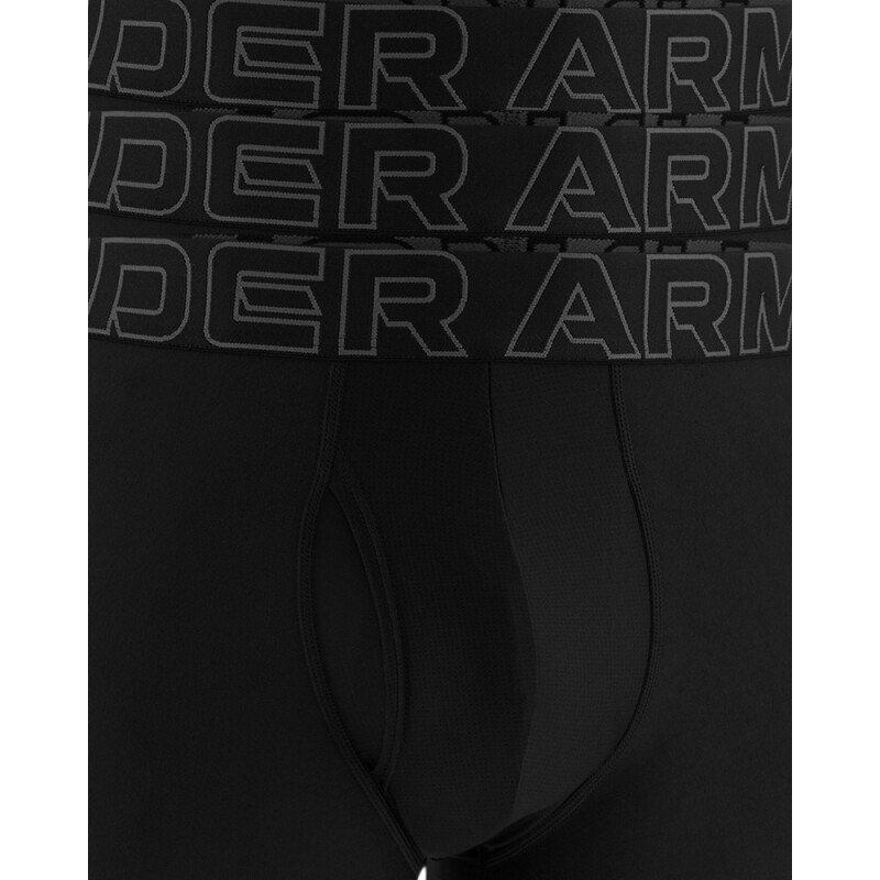 UA PERFORMANCE TECH MESH -SOLID 6 IN 3PK BLK