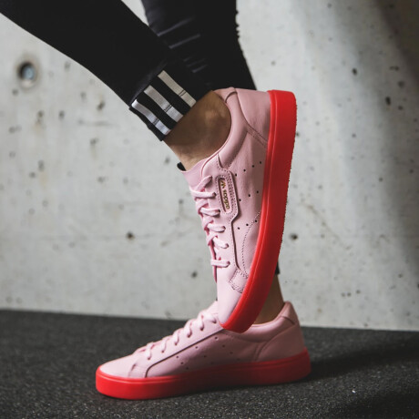 Championes adidas Sleek W Pink/Red