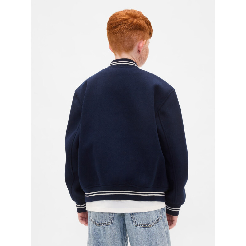 VARSITY BOMBER JACKET TAPESTRY NAVY