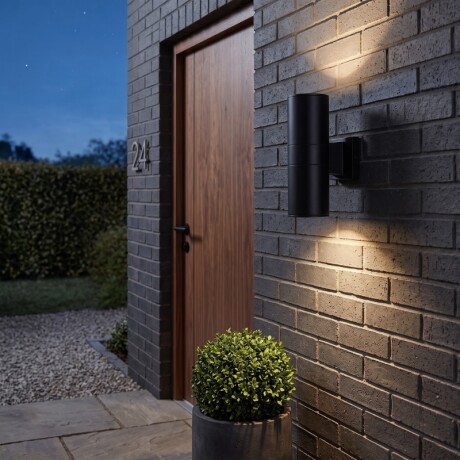 AEBC10XG Luminaria de Exterior Bidireccional Extra Grande Negro