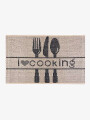 ALFOMBRA I LOVE COOKING BEIGE