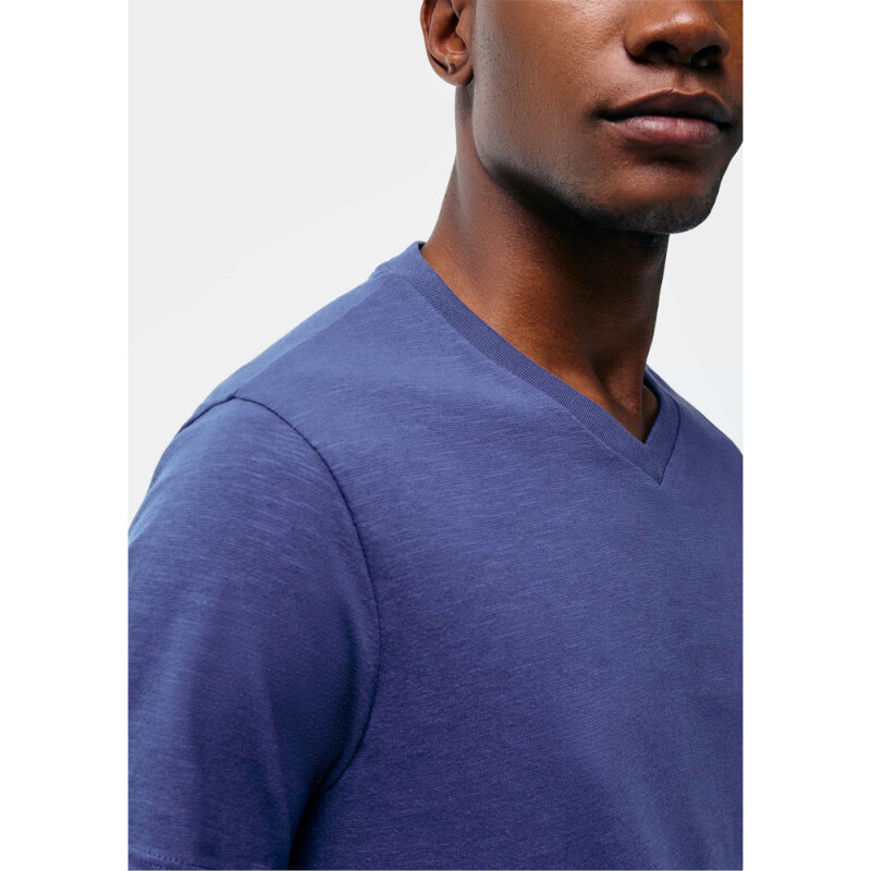 CAMISETA MM MASC AZUL MEDIO