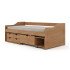 CAMA DE 1 PLAZA CON CAJONES FLORO AMENDOA CAMA DE 1 PLAZA CON CAJONES FLORO AMENDOA
