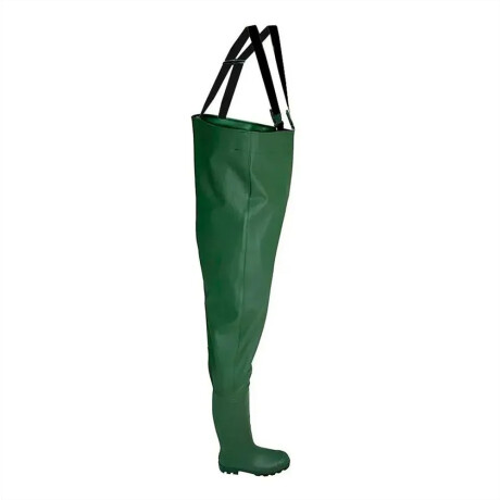 Wader Pantalon Para Pesca Completo Pvc Super Resistente Verde