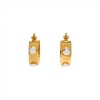 Caravanas Cartier aros de oro - Oro bajo - Sin piedra - CA8269 sinpiedra