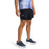 UA LAUNCH 5'' 2-IN-1 SHORTS-GRY BLK-001