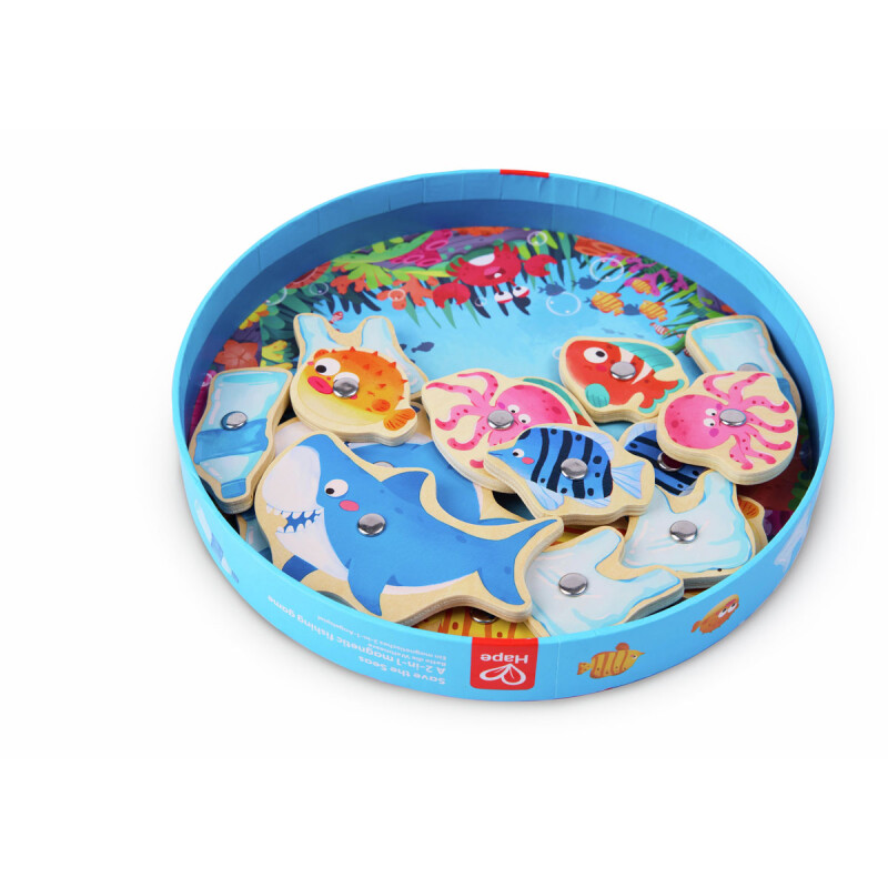 Juego de pesca Salvemos los mares Hape Juego de pesca Salvemos los mares Hape