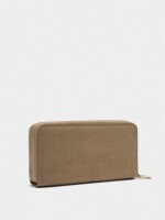 Cartera Efecto Piel L taupe