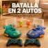 Set X2 Autos Chocadores a Control Remoto con Muñecos VERDE