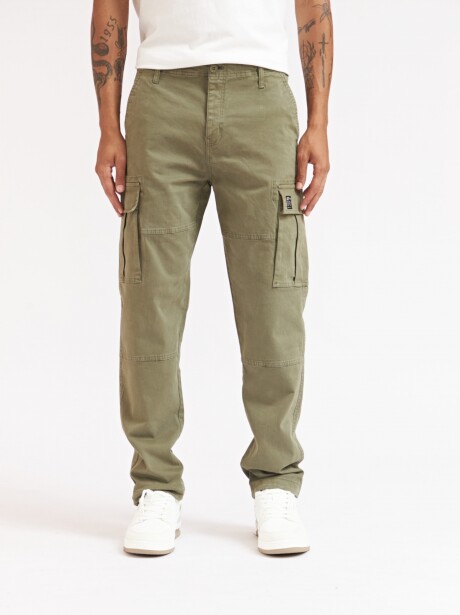 PANTALON CARGO ABETO VERDE