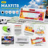 Teclado Mecánico Fantech Maxfit8 One Piece Mk921 MULTICOLOR