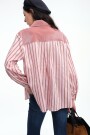 CAMISA COMBINADA VELVET Rosa