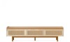 Rack de TV Dune Rattan 2.2 - Linea Manhattan Off White