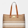 Bolso Lyon en canvas Marron