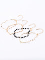 SET BRAZALETE PLATEADO