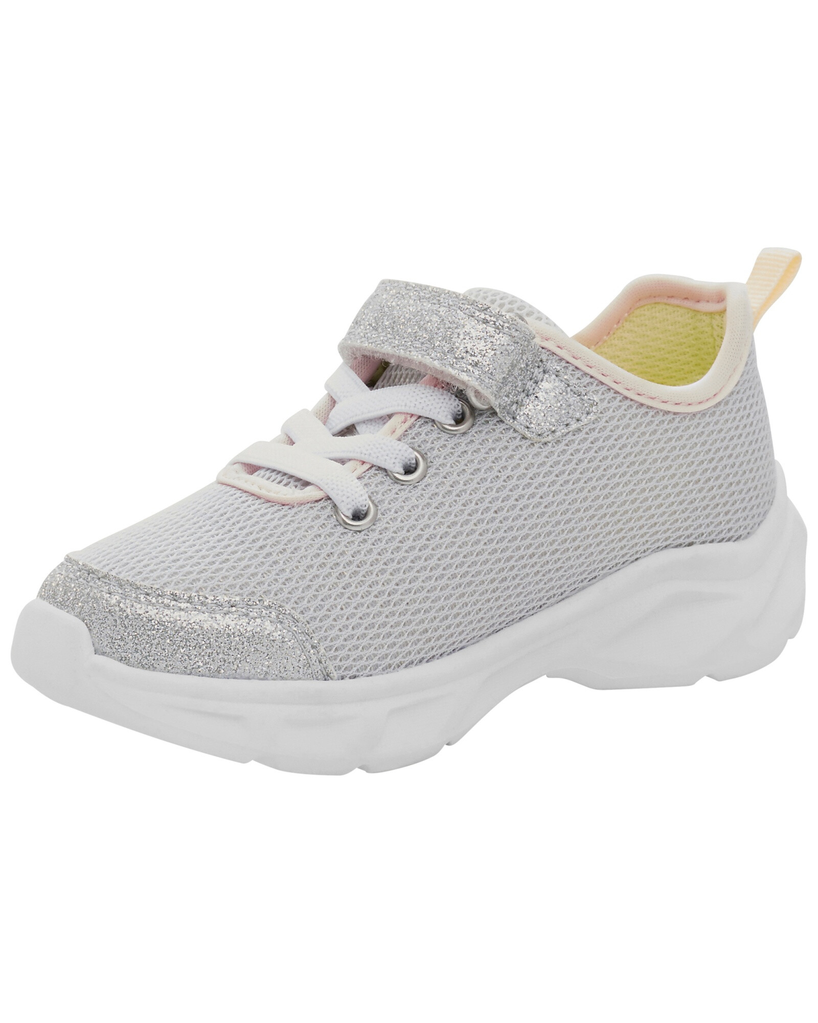 Championes con velcro y luces, diseño flores Sin color