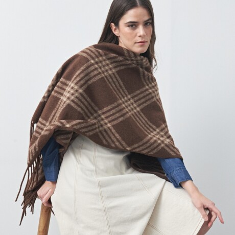 PONCHO HORIATIKI Chocolate