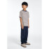 CAMISETA MM MASC CINZA CLARO