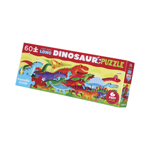 Puzzle Crocodile Creek 60 Piezas 30 x 182 cm Dinosaurios