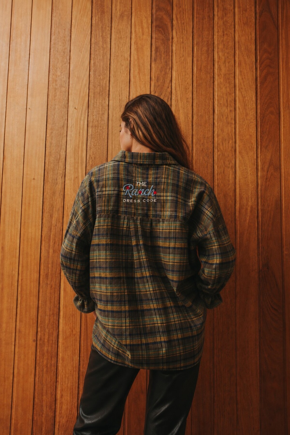 The Ranch Shirt Verde Seco / Camel