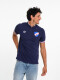 Remera Polo Nacional Hombre Azul Marino, Rojo