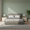 Mesa de Luz 2 cajones - Moderna Beige Frizz