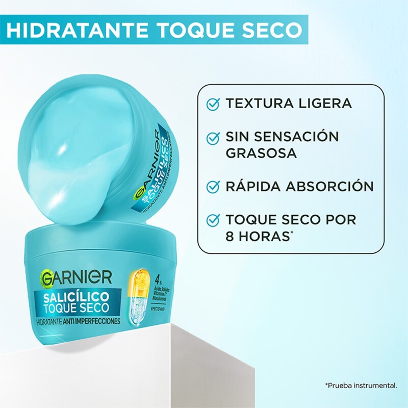Hidratante Garnier Toque Seco Anti Imperfecciones 85 Grs. Hidratante Garnier Toque Seco Anti Imperfecciones 85 Grs.