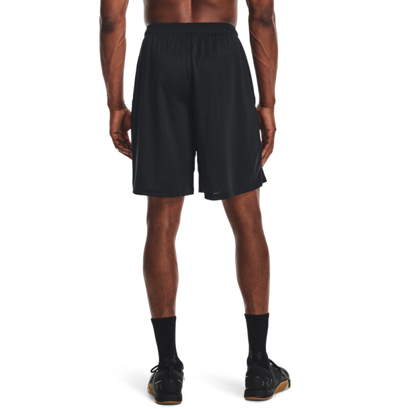 UA Tech Mesh Shorts-RED BLK-001
