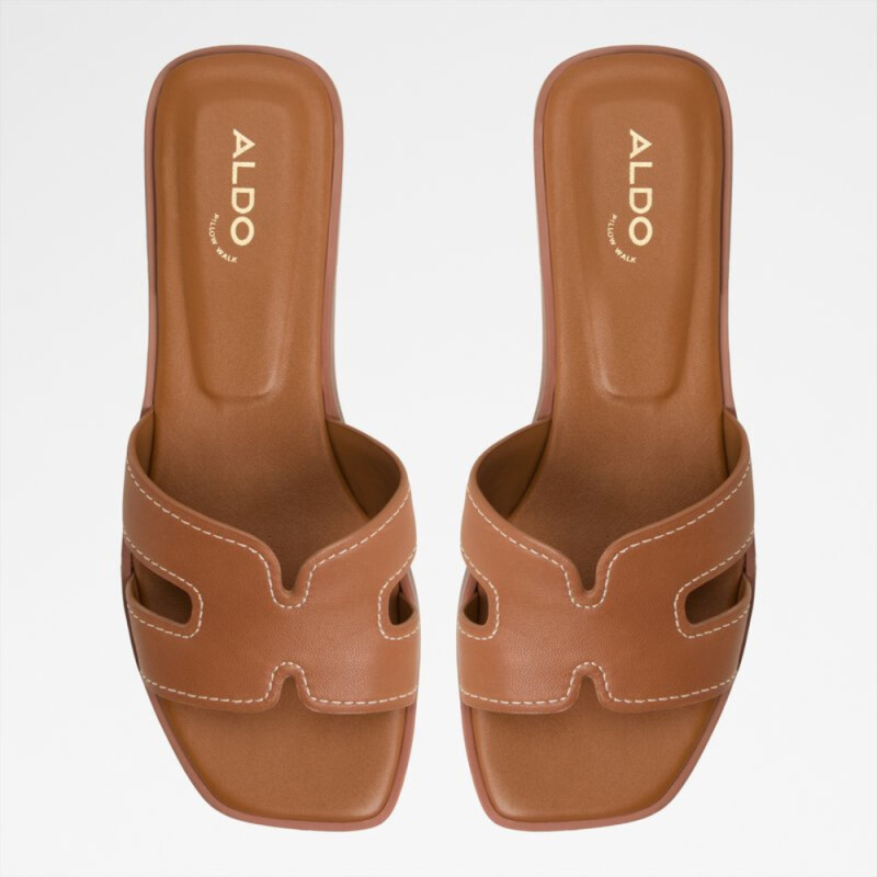 ITSANDAL OPEN WHITE SYNTHETIC MEDIUM BROWN