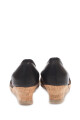 Zapato Taco Corrido Cuero Negro