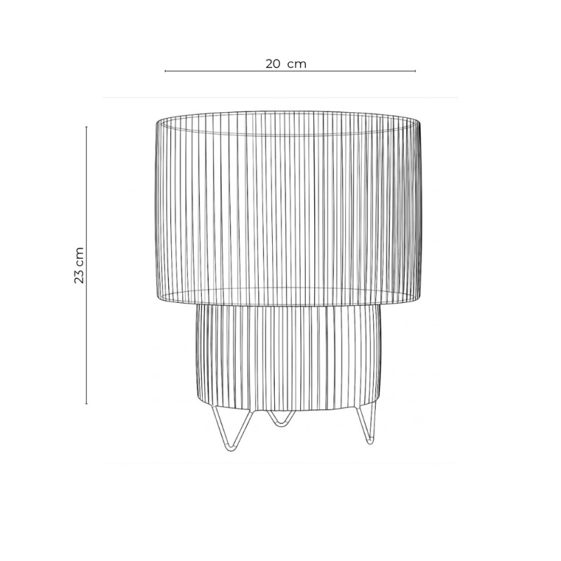 LUMINARIA DE MESA BUKANO Luminaria de Mesa Bukano Wood