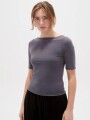 Remera Wenos Gris Oscuro