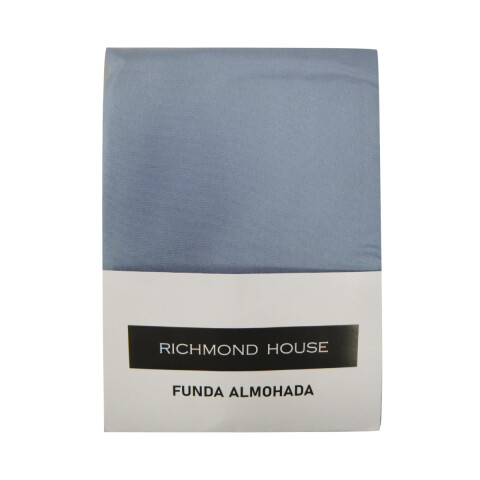 Funda Almohada Microfibra Richmond House AZUL PIEDRA