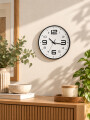RELOJ DE PARED BLANCO.