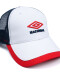 GORRO ELITE Umbro Blanco, Azul Marino, Rojo