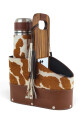 Set matero premium animal print Marrón