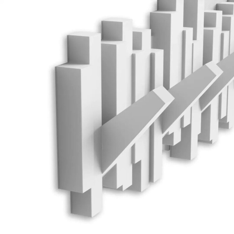 Perchero de Pared Tina Umbra - Blanco Perchero de Pared Tina Umbra - Blanco