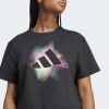 Remera Adidas Dance Estampada Negro