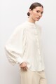 Camisa mangas abullonadas blanco