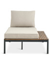 Módulo lounge HOU chaise longue madera dura Módulo lounge HOU chaise longue madera dura
