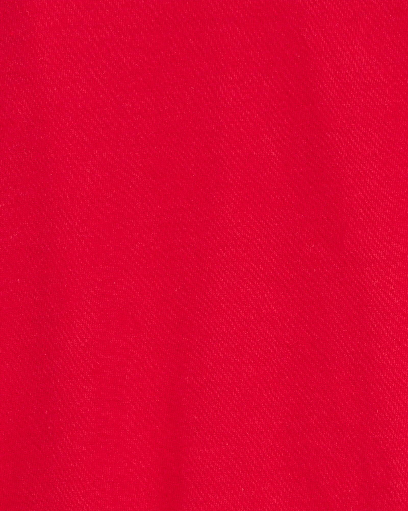 Blusa de algodón, con mangas bordadas, roja Sin color