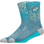 Medias Running Performance Run Sock Crew Unisex Foggy Teal/energy Aqua