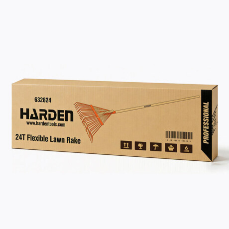 ESCOBILLA JARDIN METAL FLEXIBLE 166CM 24 DIENTES HARDEN ++ N/a