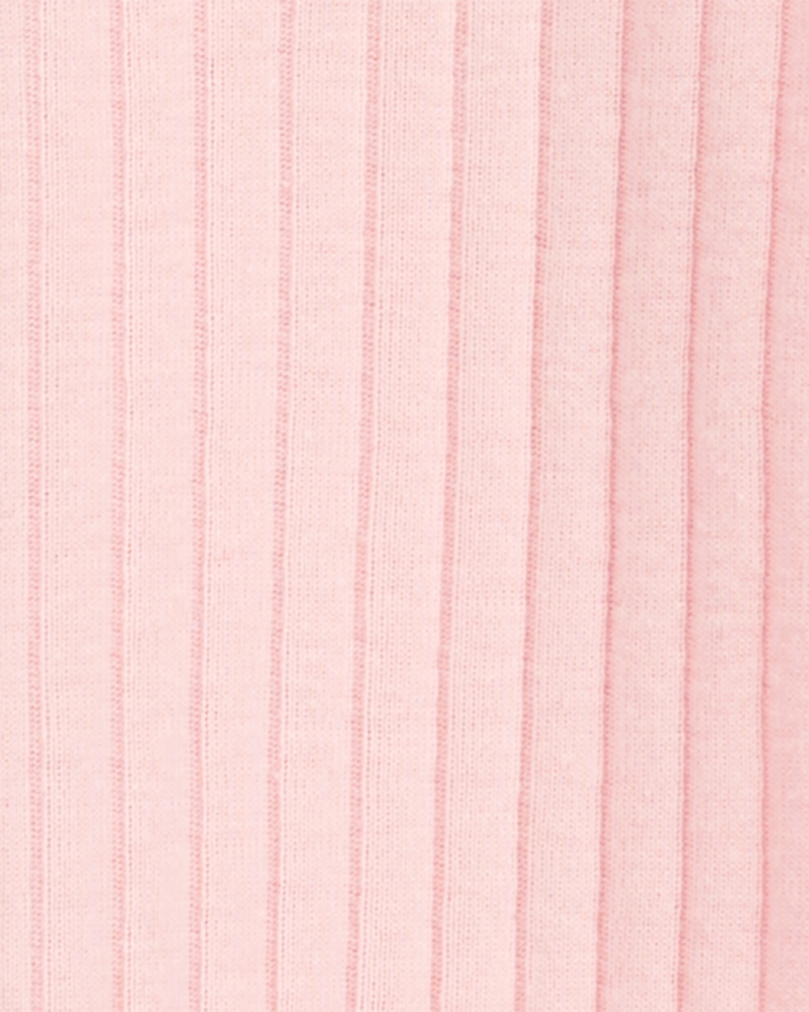 Pijama una pieza de algodón con pie, rosado Sin color